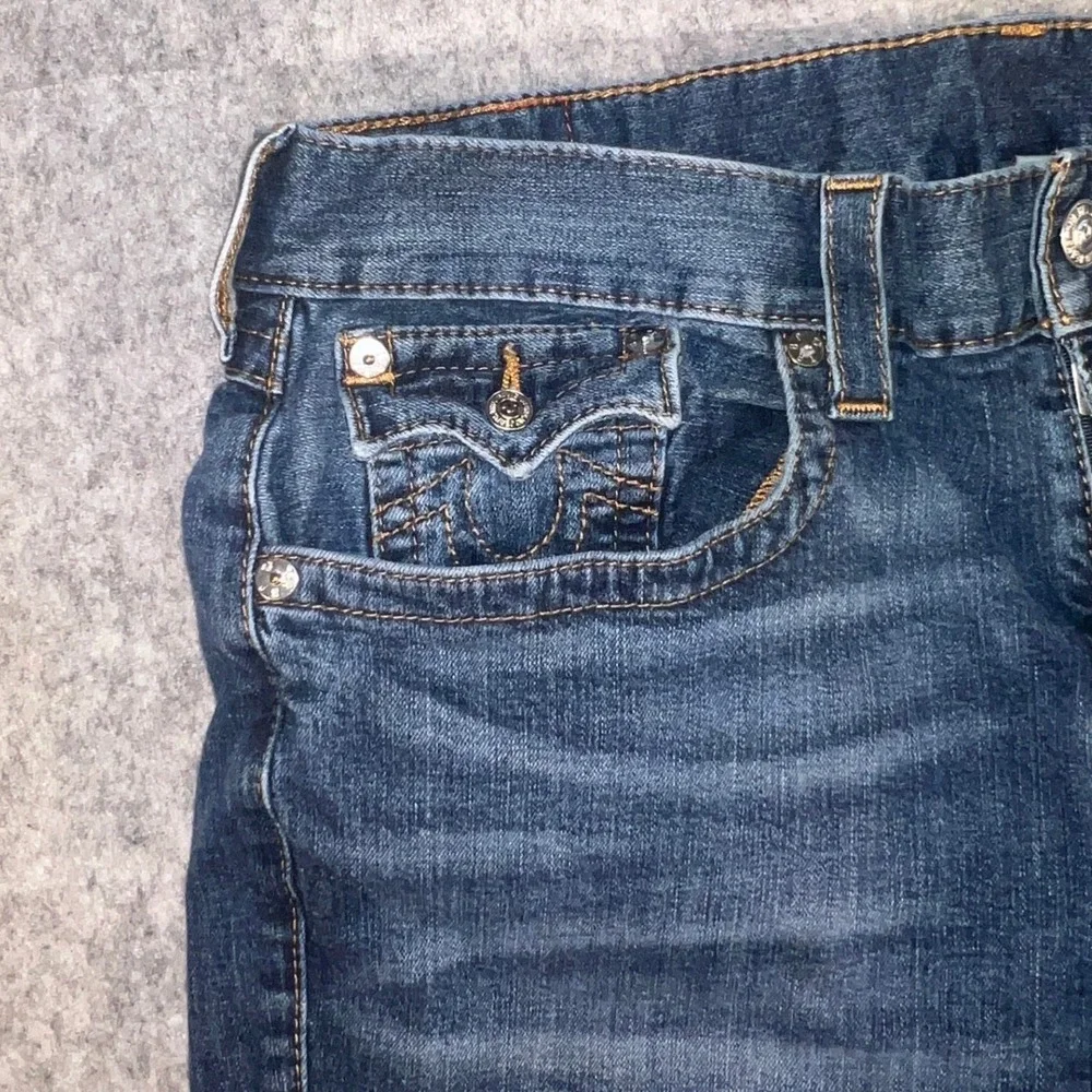 True Religion Men's Section Skinny Dark Wash Denim Jeans Size 38 101004 FGKD